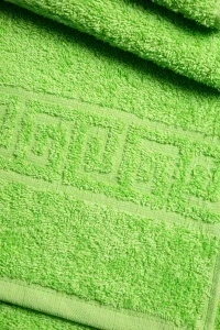Полотенце махровое Туркменистан 430 гр/м2 - ярко-зеленый (green flash)