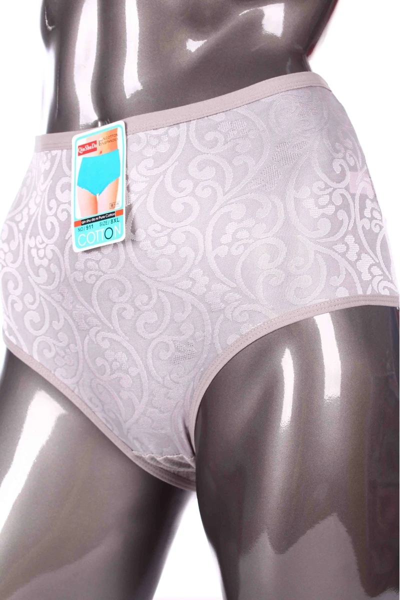 Трусы женские Гигант "QinShuDa Pure Cotton" 911 - серый