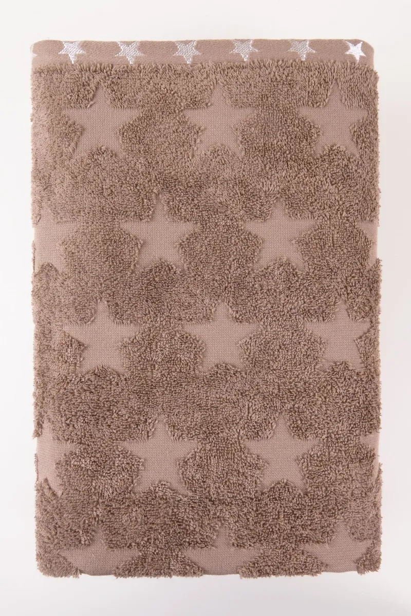 Полотенце махровое Safia STAR (5249) - коричневый