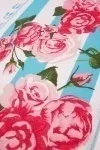 Набор вафельных полотенец 280 Нежные розы (ментол) - 4 шт - 35х60 см