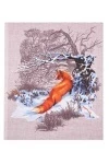Набор полотенец рогожка 035 Рыжая лисица - 3 шт - 45х60 см
