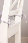 Подушка на стул из рогожки "ХБК" Горох на сером (М-9)