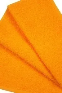 Полотенце махровое Узбекистан 380 гр/м2 (30х50, без бордюра) - оранжевый