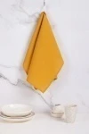 Полотенце вафельное 45/60 штучно (ТТ) 041 Горчичный мед (однотон) (160 гр)