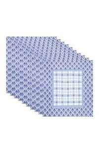(К) Носовые платки 35х35 см ГОСТ 007 синий (10 штук)