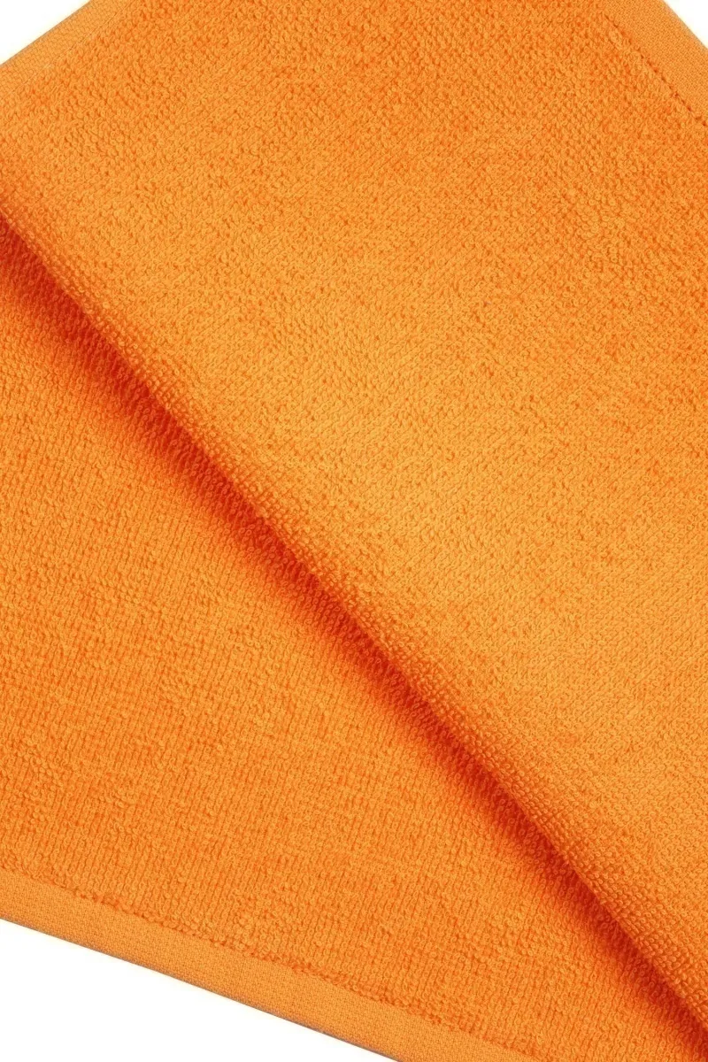 Салфетка махровая Узбекистан 380 гр/м2 (30х30) - оранжевый