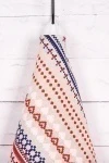 Полотенце полулен (ГОС) 216 Античный узор (красный) - 45/60