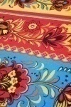Набор вафельных полотенец (ГЛ) 308 Роспись - 3 шт - 35х75 см