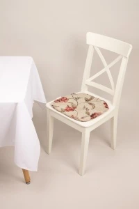 Подушка на стул из гобелена "Пышные бутоны" арт. JM-203 (150 см)_