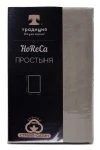 (ВНЛ) Простыня HoReCa 180х217, страйп-сатин, арт. 4866 (серый стальной)