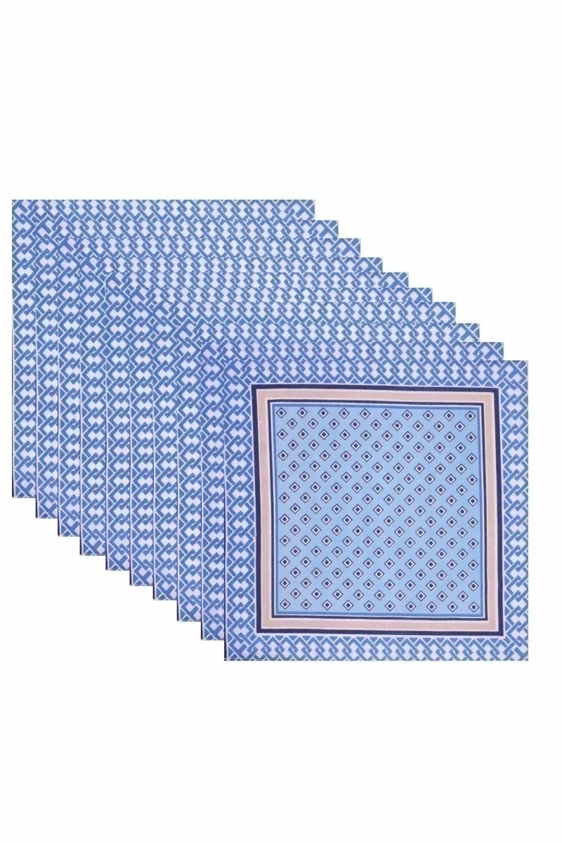 (К) Носовые платки 30х30 см 110 темно-синий (10 штук)