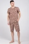(СК) Шорты мужские "Спорт" карамель, буквы