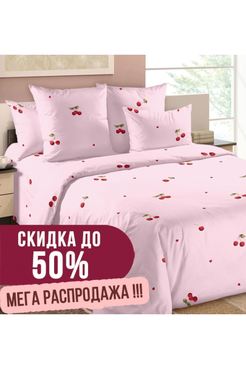 Простыня бязевая на резинке "ТД" "Вишенка 3" арт. 208683