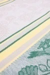 Полотенце полулен жаккард (ТЛ) 305 Попугаи (зелёный+серый) - 50/65