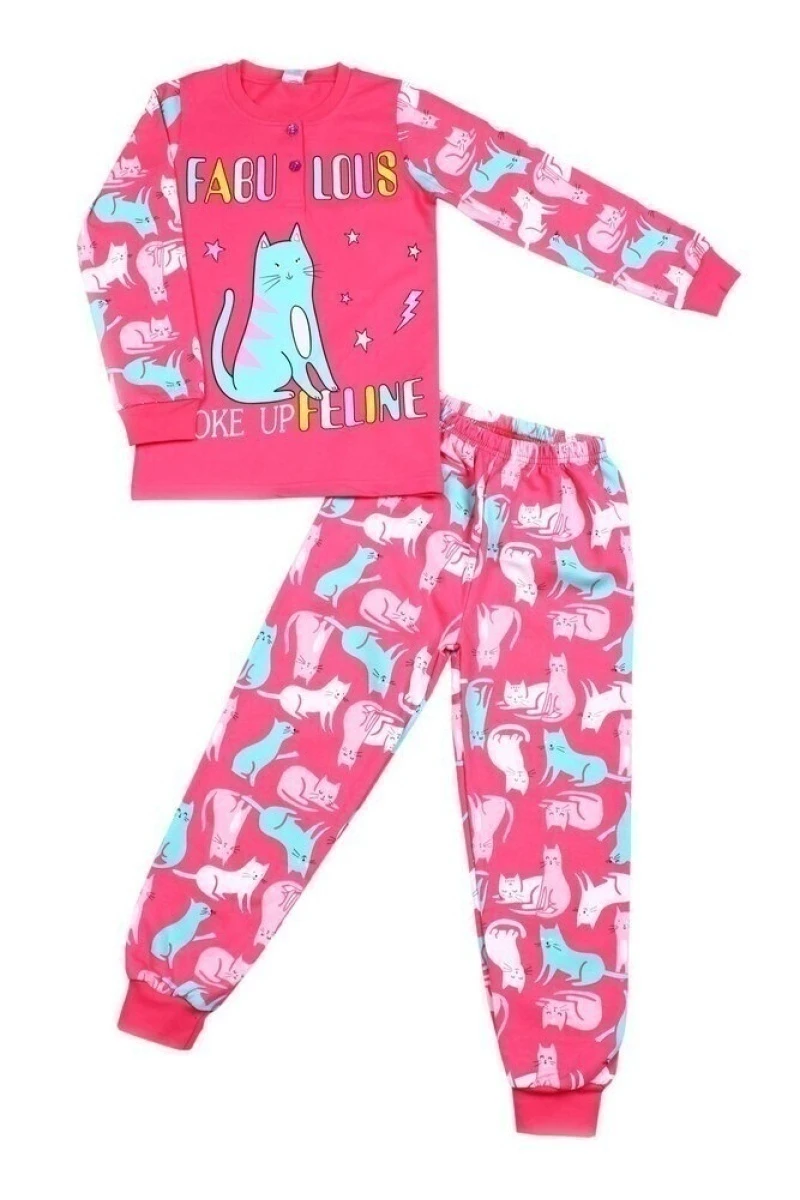 Пижама для девочки BK955D малиновый
