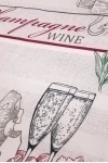Набор полотенец рогожка 103 Французские вина - 3 шт - 45х60 см