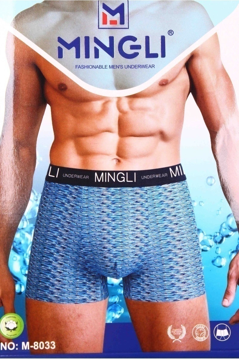 Мужские трусы "Mingli" М-8033 в упаковке 2 штуки