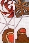 Декоративная наволочка на молнии из рогожки "ГОС" Имбирный пряник (синий) (Лучшая цена)