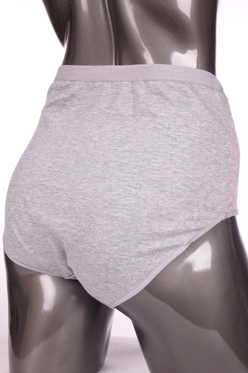 Трусы женские Гигант "QinShuDa Pure Cotton" 978 - серый