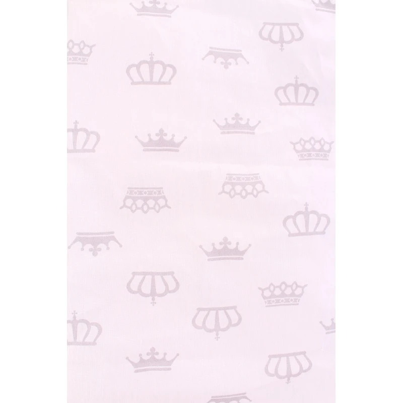 Постельное белье 120г/м бязь "Корона"серебристый р.1.5сп - 034