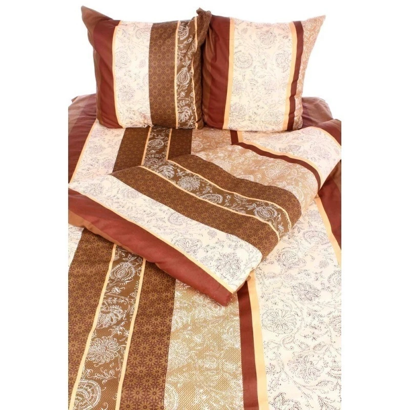 Постельное белье 120г/м бязь "Шик" цв. шоколад р.1.5 сп. арт. 1459