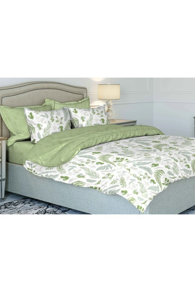 Ткань бязь 125г/м 220см "Тори" комп. зеленый арт. 9631-2+9632-2 тип 2