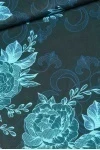 Ткань бязь "ТД" 120г/м2, 220см "Золотая нить 3" арт. 207653 бирюза