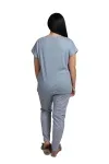 Женская пижама ЖП 010/1 (серый с горохом)