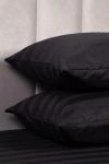Наволочка страйп-сатин ГОСТ 140г/м "Черный" (полоса 3х3 см) (240 см)