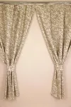 Комплект штор из рогожки "Диз" Вензель (бронза)