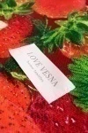 Скатерть рогожка "Диз" Клубничка