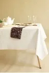 Скатерть рогожка "Диз" Белое кружево