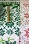 Дорожка из рогожки "Пром" Маленькая Колибри (зеленый)