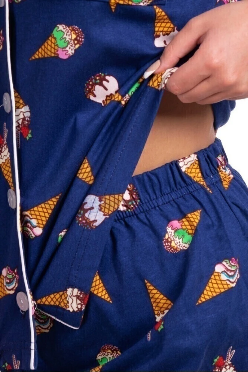 Пижама с шортами Вафельный рожок Б29С