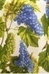 Скатерть круглая рогожка "Пром" Виноград (145х145 см)
