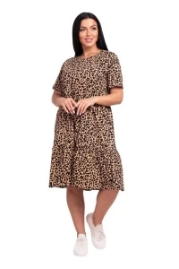 Платье "Касадея" леопард, трикотаж