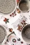 Скатерть рогожка "ХБК" Снежная зима