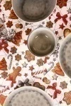 Скатерть круглая рогожка "ГОС" Имбирный пряник (серый) (145х145 см)