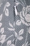 Декоративная наволочка на молнии из рогожки "ТЛ" Рози (серый)