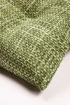 Подушка на стул из рогожки "ХБК" Холщовая (зеленый) арт. 35007/1 (М-9)