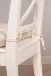 Подушка на стул из полисатина "ТГТ" Жемчужный (М-9)