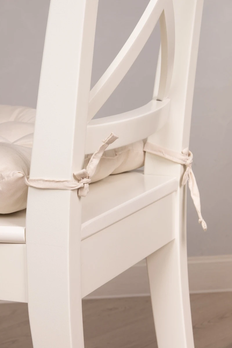 Подушка на стул из полисатина "ТГТ" Жемчужный (М-9)