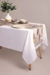 Дорожка из рогожки "ХБК" Блоссом (чёрный)