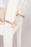 Плоская подушка на стул из габардина "А" Пудра (col. 2) (М-4)