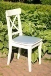 Подушка на стул оксфорд "Гладь" водонепроницаемая цвет Ниагара
