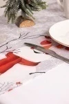 Дорожка из рогожки "Диз" Снеговики