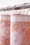 Комплект штор из рогожки "Диз" Парад снежинок (красный)