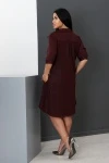 Платье 52247 (баклажан)