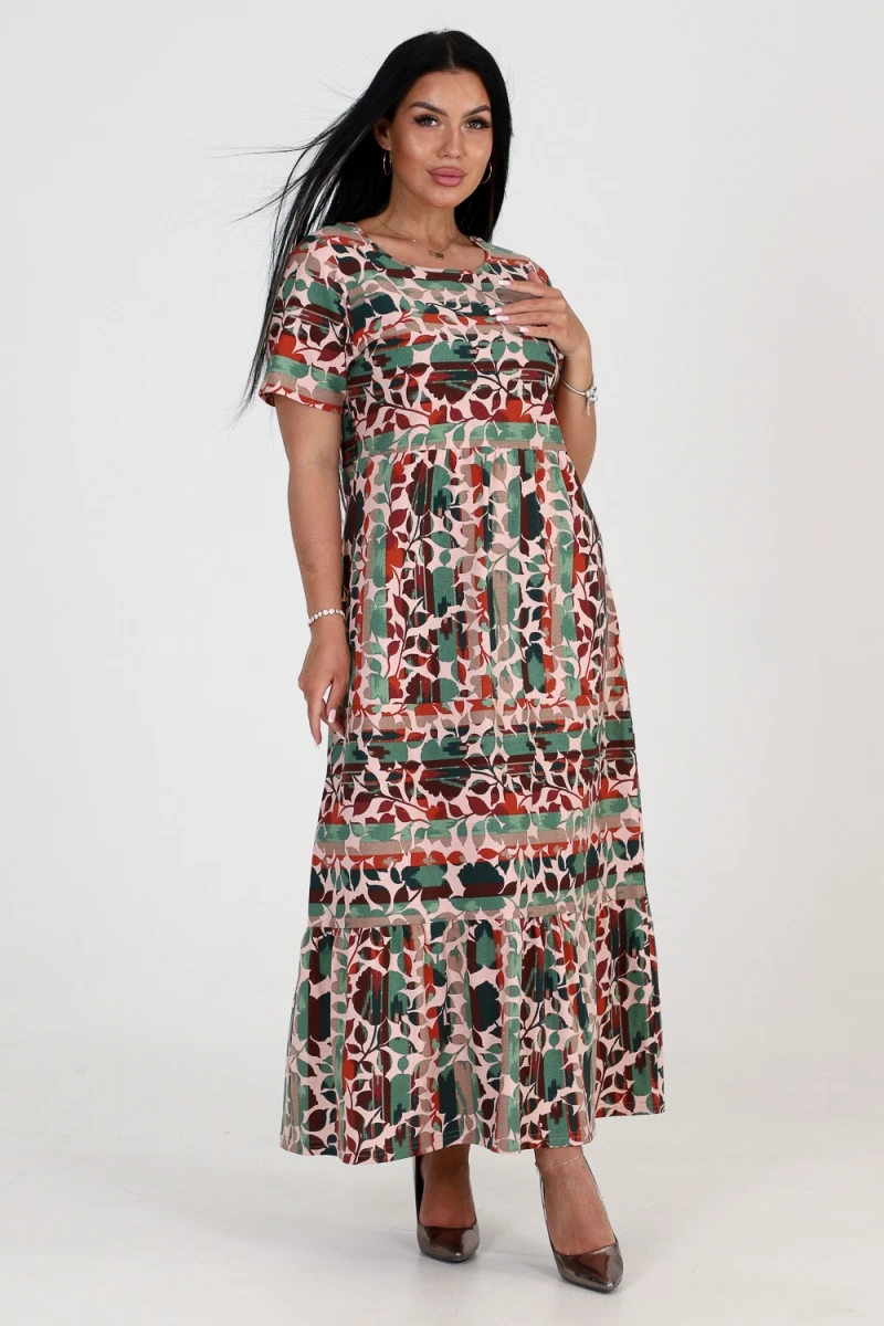 Платье 24762 (розовый) Платье 24762 за 1 350 ₽ купить в интернет магазине ивановский трикотаж Василек