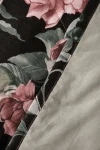 Покрывало хлопковое ГОСТ "ХБК" "Дживанши" черный комп. арт. 6978-2 (+ "Французский серый" 642)